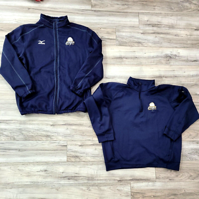LOT OF 2 Mizuno Sport Tek Jacket Pullover CHANHASSEN STORM