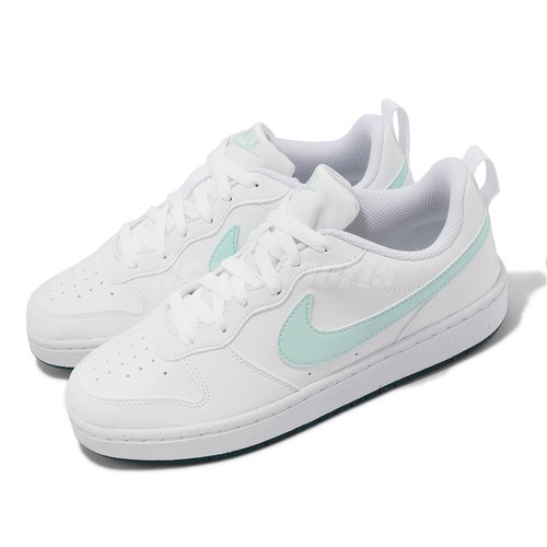 Детские молодежные кроссовки Nike Court Borough Low Recraft GS White Jade Ice Teal DV5456-102