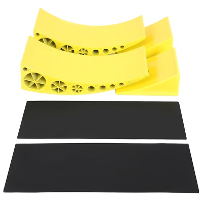 2 X 35000lbs Camper Leveler Curved RV Camper Trailer Leveling Blocks and Chocks