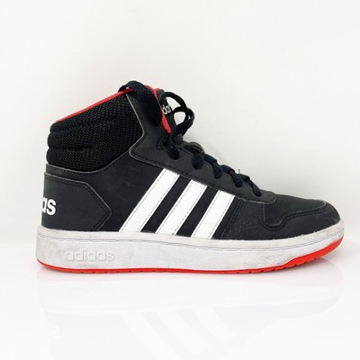 

Adidas Boys Hoops 2.0 B75743 Черные кроссовки для баскетбола, размер 2, Черный, Hoops 2.0