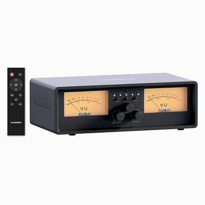 NEOHIPO ET30 Dual Analog VU Meter, 2-Way Amplifier/Speaker Audio Switcher Box
