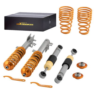Maxpeedingrods Adjustable Coilovers Lowering Coils For FIAT 500 2008-2019