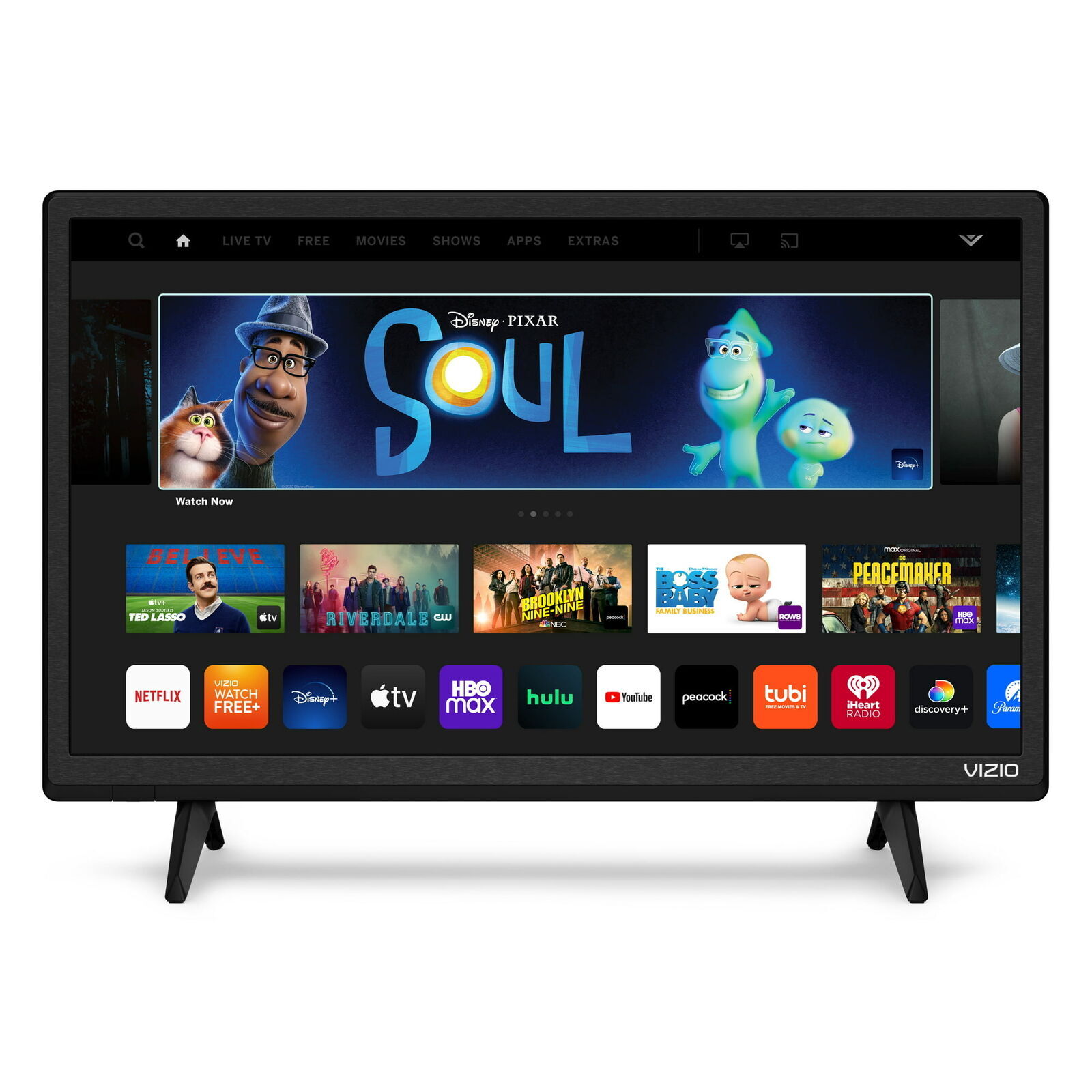 VIZIO 24" Class LED D-series Smart HDTV Fast D24h-J09 720p H