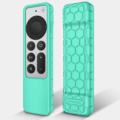 Remote Case for Apple TV Siri Remote 2021 Shockproof Anti Slip Silicone Cover