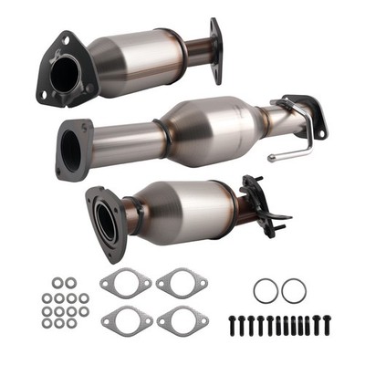 3 Set Catalytic Converters for 2007-2017 Chevrolet Traverse GMC Acadia 3.6L V6