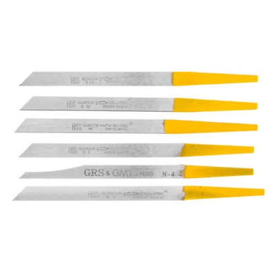 9pcs HSS Hand Machine Gravers Set Swiss Made Jewellery Engraver Jewellers Tool