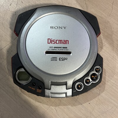 SONY DISCAM D-EG7 PORTABLE CD PLAYER ESP2 RETRO