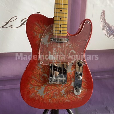 Paisley TL Electric Guitar SS Pickups Maple Neck Basswood Body Chrome Hardware