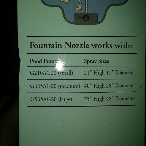 BETTER HOMES AND GARDENS: Large Three-Tier Fountain Nozzle