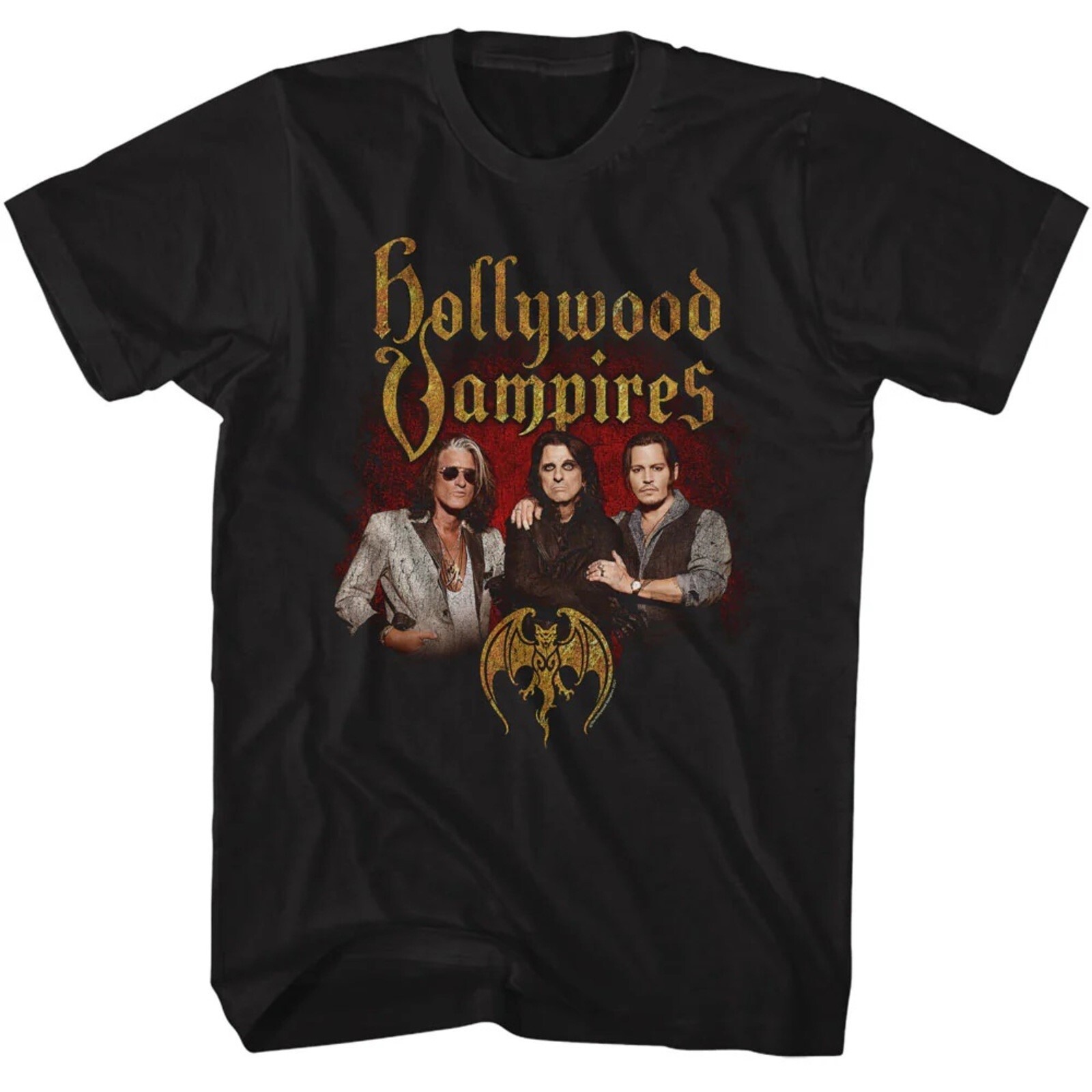 HOLLYWOOD VAMPIRES cd lgo BAND PHOTO Official SHIRT XXL New
