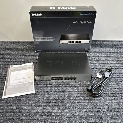 D-Link 16-Port Gigabit Unmanaged Switch DGS-1016D