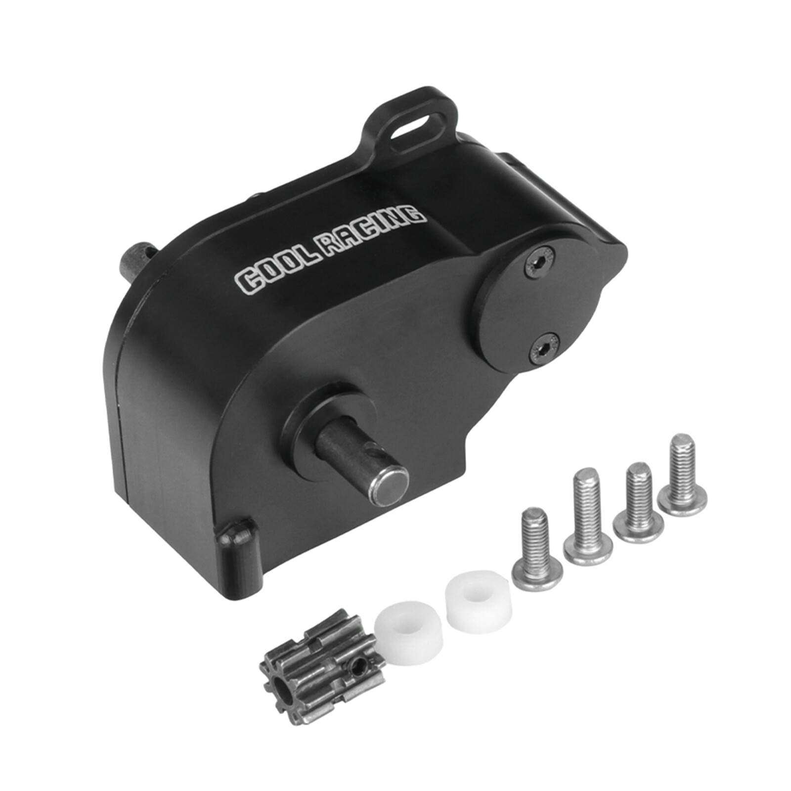LCG Chassis Transmission Gearbox  W/ Steel Gear For 1/10 SCX10 Rc Crawler