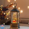 10'' Fall Snow Globe Lantern, Thanksgiving Lighted Lantern, Swirling Glitter Snow Globe for Fall Harvest Day Decorations, Home Fall Decor, Halloween and Gift (TruckandPumpkins)