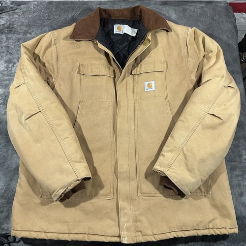 Vintage Carhartt Quilt Lined Duck Jacket Chore Coat CQ196 Vintage Carhartt Quilt Lined Duck Jacket Chore Coat CQ196