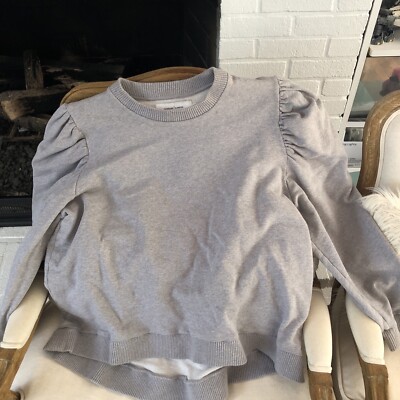 Marques Almeida Puff Sleeve Sweatshirt Sz L