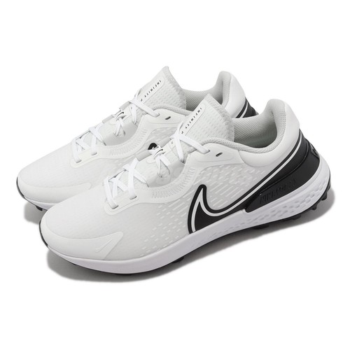 Nike Infinity Pro 2 Wide White Black Мужские кроссовки для гольфа без шипов DM8449-115