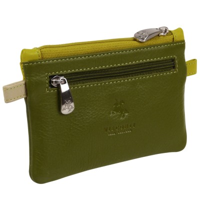 Mens Ladies Leather Coin Key Purse by Visconti Collection Gift