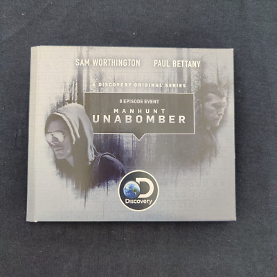 Manhunt UNABOMBER FYC (2 DVD Set) Complete Discovery Series 2018 Sam Worthington