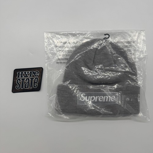 Supreme New Era Box Logo Beanie グレー Supreme New Era Box Logo Beanie (FW22) Heather Grey - FW22 - US