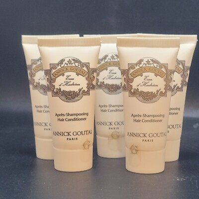 Annick Goutal 5 Piece Set Eau D Hadrian Hair Conditioner .85 Oz Paris France