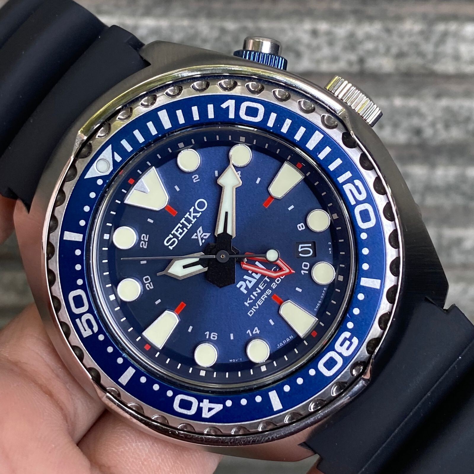 RARE Seiko ProspeX SUN065P1 PADI GMT Kinetic Diver Special RARE Seiko ProspeX SUN065P1 PADI GMT Kinetic Diver Special