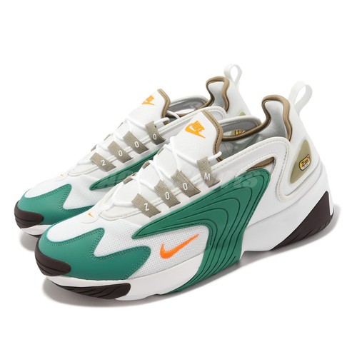 

Мужская повседневная обувь Nike Zoom 2K White Total Orange Green FB7165-181, Белый, Zoom 2k