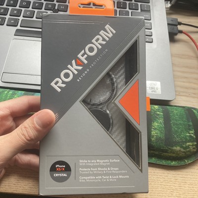 ROKFORM iPhone XS / X CRYSTAL Case - for iPhone X or XS - Strong Magnet