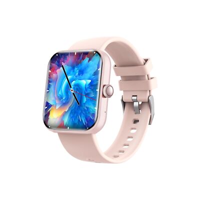 Reloj Inteligente con Llamadas Bluetooth de Mujeres Para iPhone y Android [Rosa]