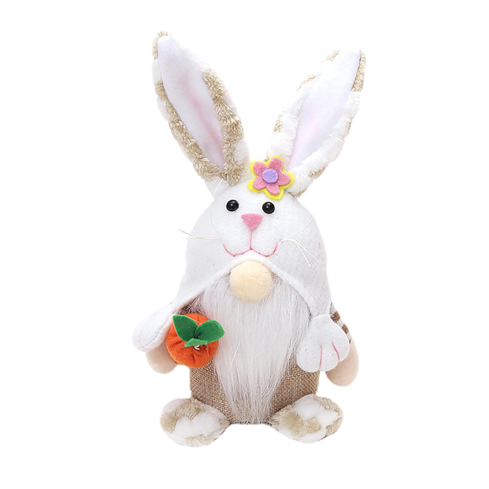 Easter Bunny Gnome,Faceless Doll Soft Easter Decor For Shelves Tables Beds Sofas
