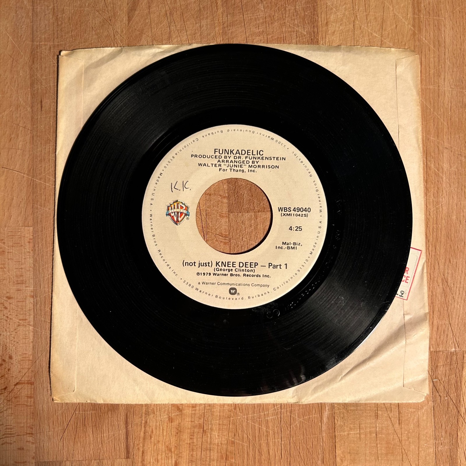 FUNKADELIC/（NOT JUST）KNEE DEEP【12inch】 Funkadelic – (Not Just) Knee Deep / One Nation Under A