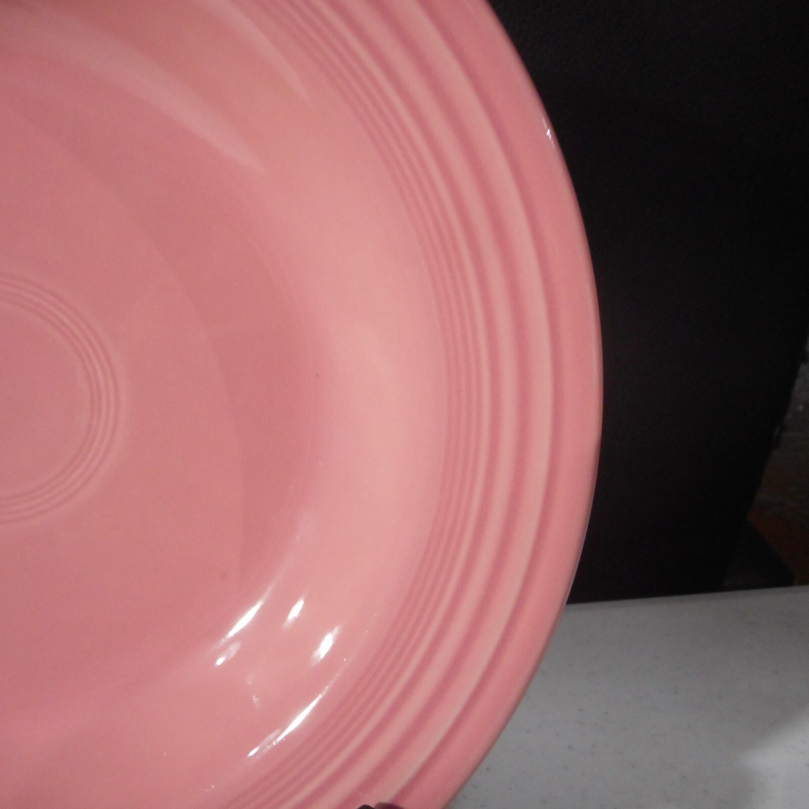 Homer Laughlin Fiesta Rose Large Rim Soup Bowl