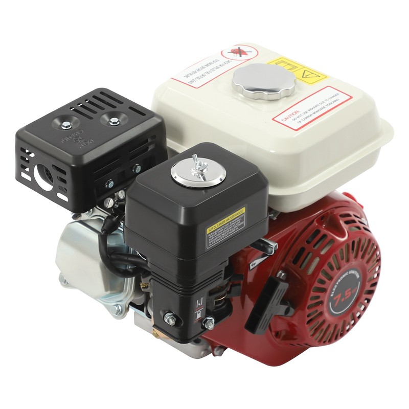 4-Takt-Motor, 7,5 Ps Benzinmotor, Schwimmervergaser Benzinbetriebener Motor 