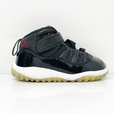 

Nike Boys Air Jordan 11 378040-002 Черные баскетбольные кроссовки, размер 7C, Черный, Air Jordan 11