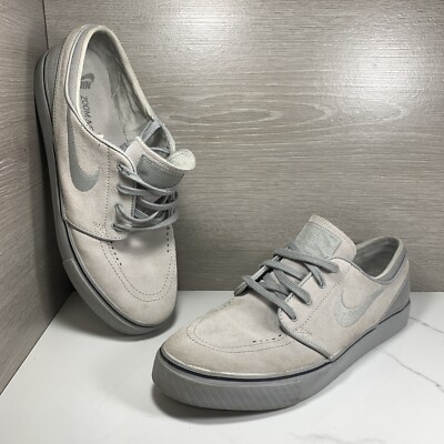 nike 333824 023 stefan janoski gray suede leather sneakers size 9 403803409977