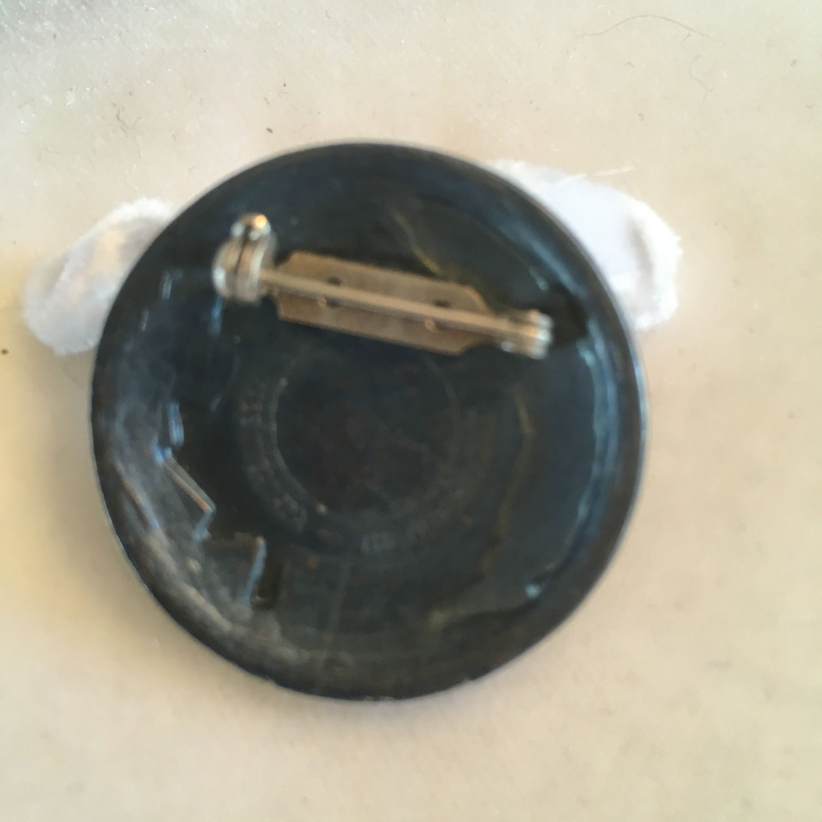 Vintage Curling Pin 1973 World Curling Championship Air Canada Silver Broom