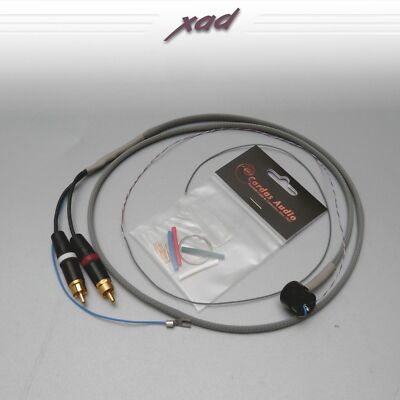 Cardas Belden 1.5 meter Tone Arm Phono Cable 5 pin Male DIN to Vampire Wire RCAs
