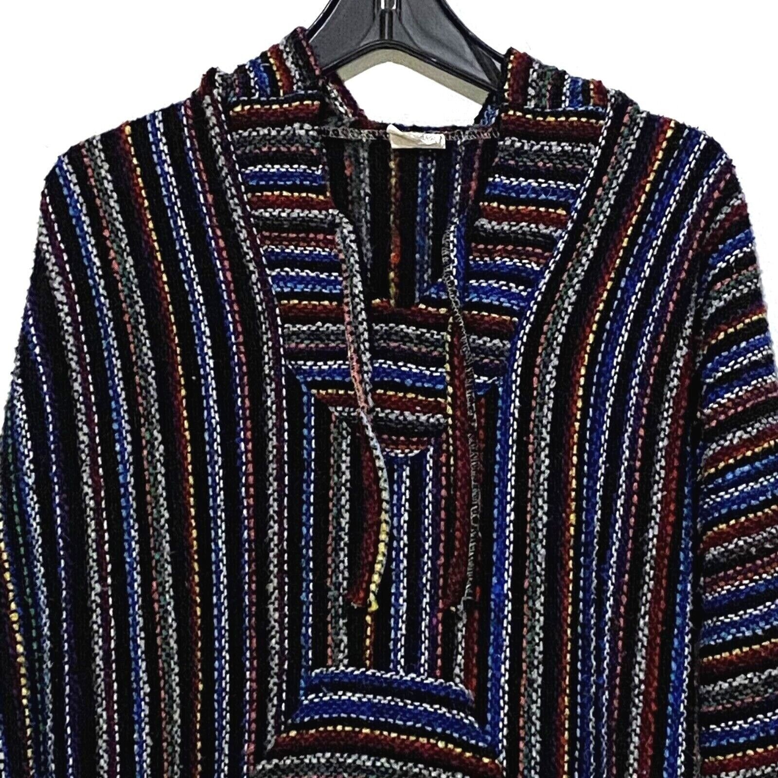 ジャケット・アウター 70s Mexican rug hoodie jacket Vel Mex Mexican Hoodie Jacket XL Spaghetti Western