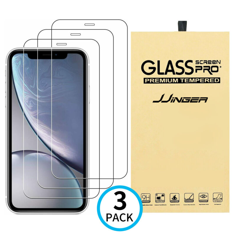 3X Tempered Glass Screen Protector For iPhone 13 12 11 Pro Max X XS XR 8 7 MINI