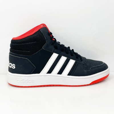 

Adidas Boys Hoops 2.0 Mid B75743 Черные кроссовки для баскетбола, размер 7, Черный, Hoops 2.0 Mid