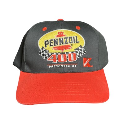 Vintage NASCAR Pennzoil Miami Speedway Adjustable Hat Racing Kmart NWT