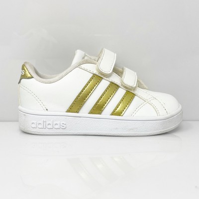 

Adidas Boys Baseline AC7438 Белая повседневная обувь Кроссовки Размер 7K, Белый, Baseline