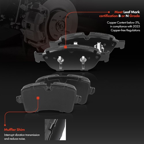 12x Front&Rear Drilled Rotors & Ceramic Brake Pad for Audi A6 Quattro A7 Quattro