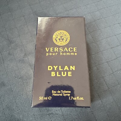 Versace Pour Homme Dylan Blue 1.7oz /1.6 oz /50 ml Men's Edt Spray NEW Authentic