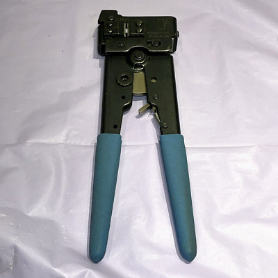 Tyco Electronics AMP 2-231652-0 RJ45 Ratcheting Modular Plug Crimping Tool