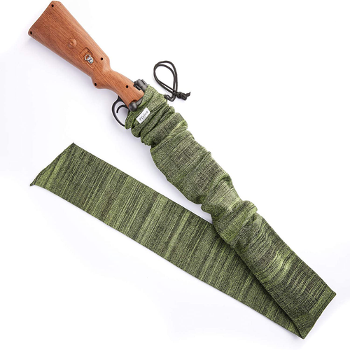 50" Silicone Treated Gun Sleeve Shotgun/Rifle Sock Shooting Cover Green Gray US