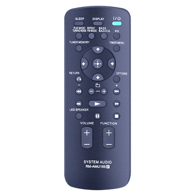 New RM-AMU166 Remote Control For Sony Home Audio System FST-GTK17iP RDH-GTK37iP