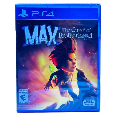 Max The Curse Of Brotherhood (Sony PlayStation 4) PS4 Brand New Factory Sealed