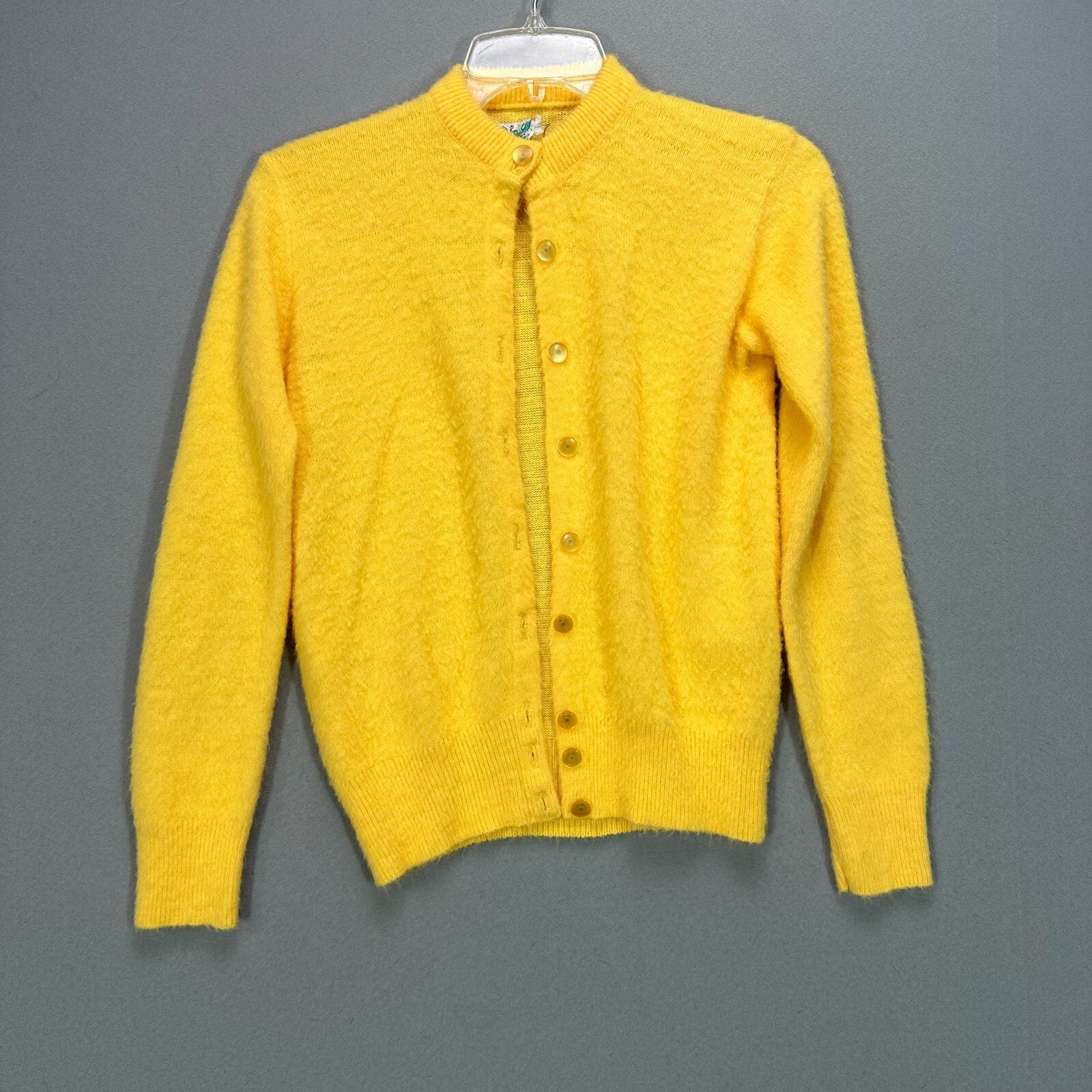 トップス 50s 60s virgin orlon acrylic cardigan Vintage 50s 60s Virgin Orlon Acrylic Knit Cardigan Purple
