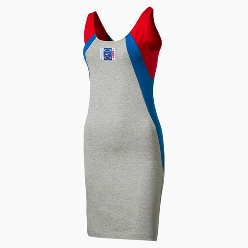 

[579524-06] Женское ретро-платье Puma 90-х годов, Серый