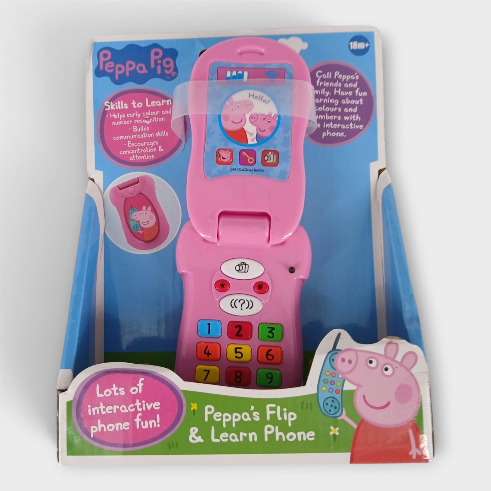 Hasbro Peppa Pig Flip and Learn Phone (Untested)